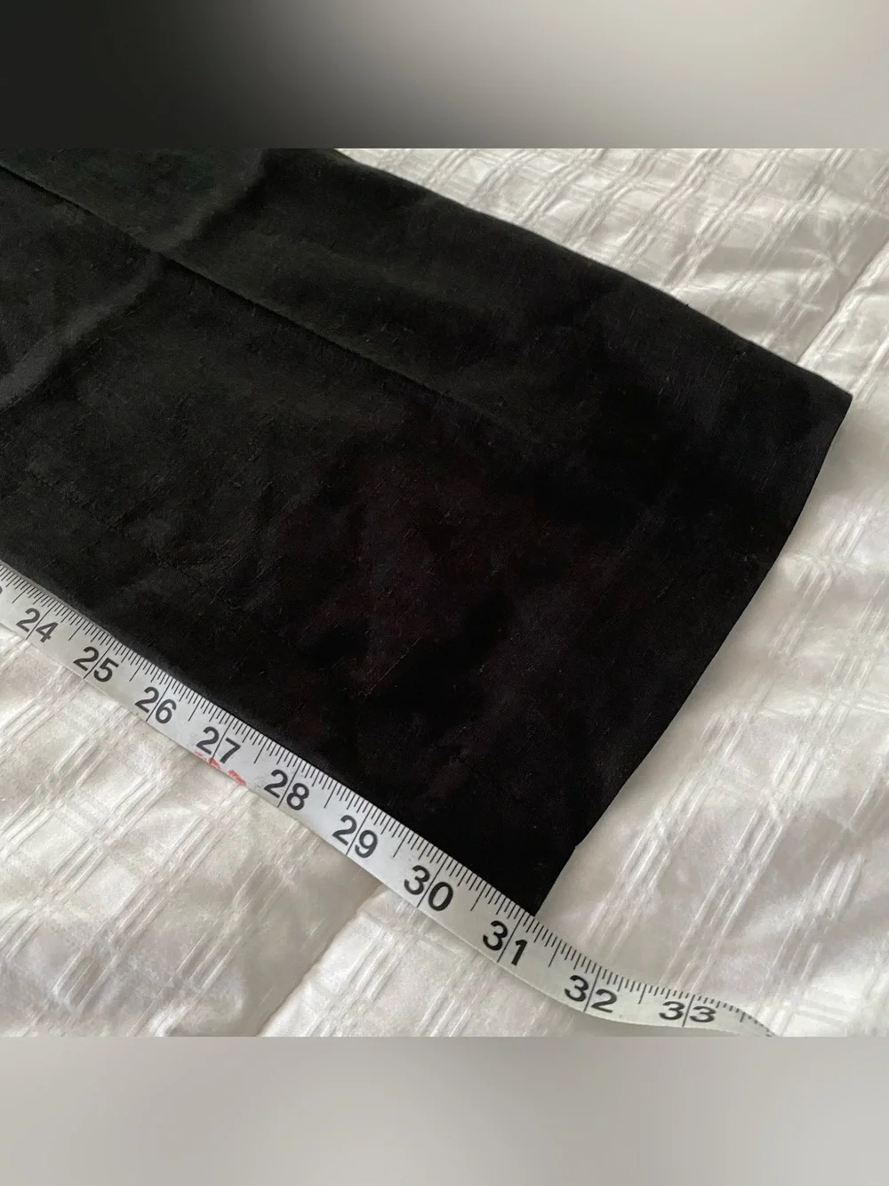 Banana Republic Dress Pants Womens 8 Black Linen Blend Wide Leg Trouser Elegant